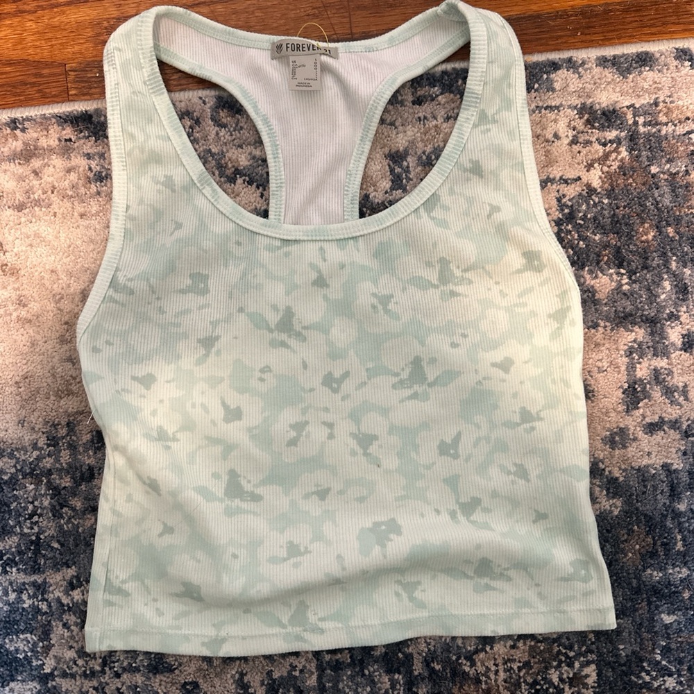 Forever 21 Mint Green Racerback Tank